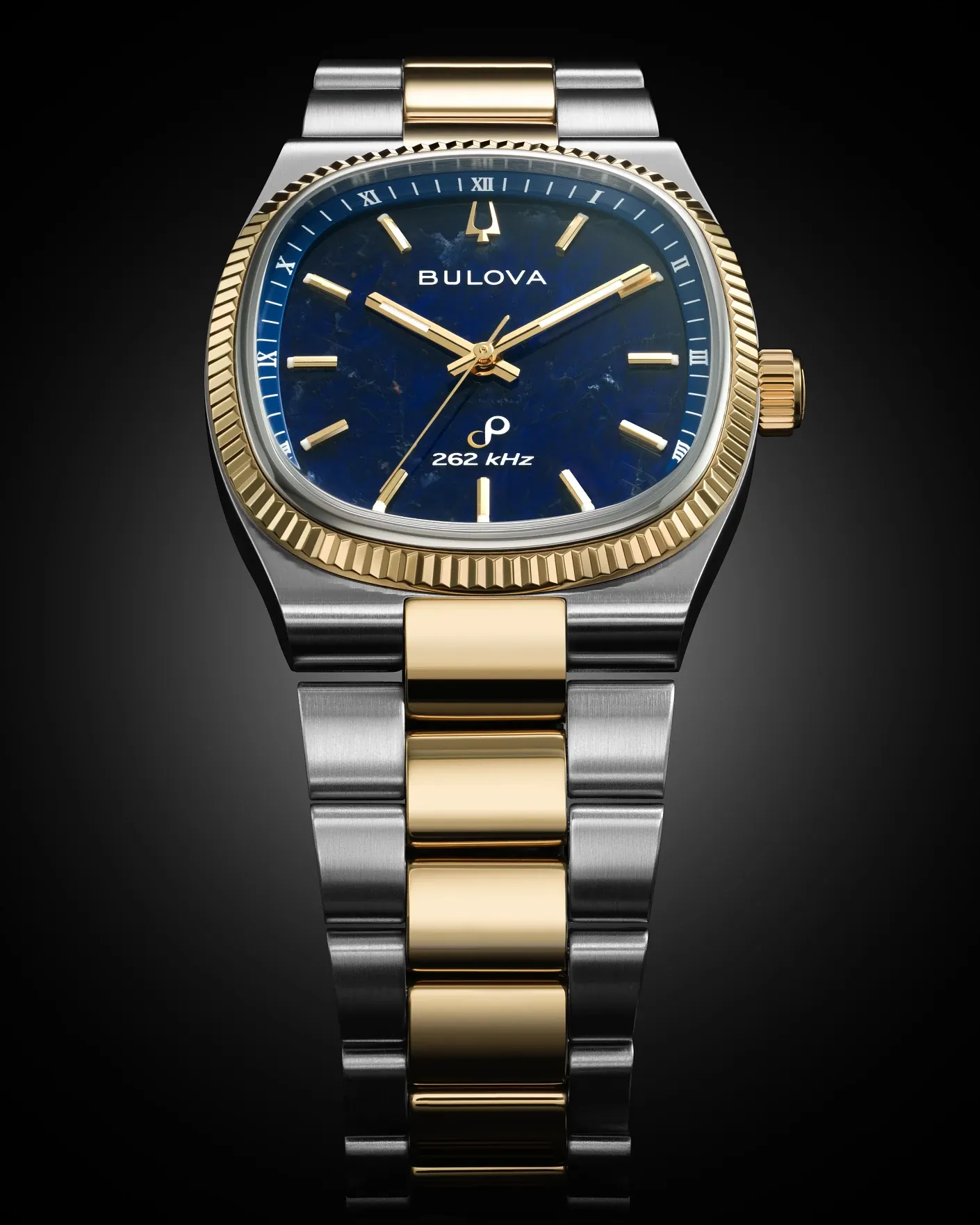 Blue Dial Stainless Steel Bracelet Super Seville 98A337 | Bulova